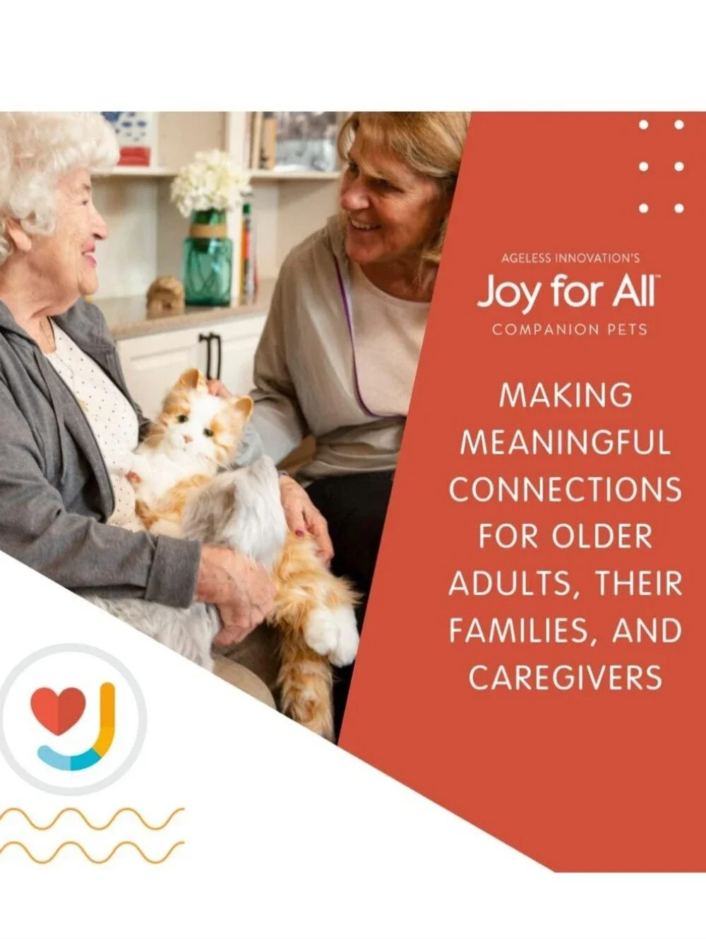 JOY FOR ALL - Orange Tabby Cat - Interactive Companion Pets